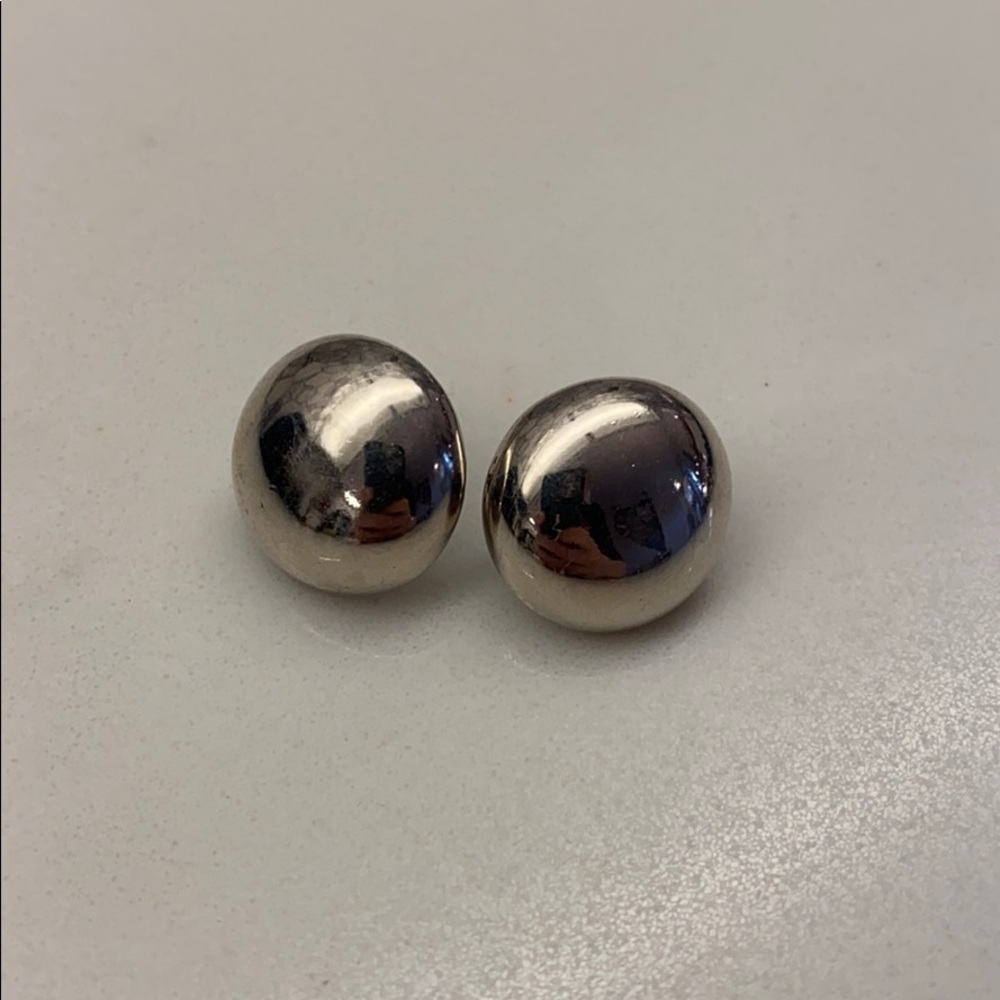 Express silver stud earrings